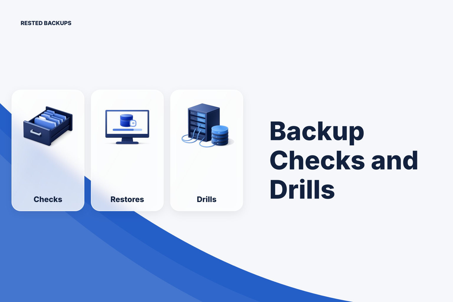 Separate repository inspection and isolated snapshot recovery paths