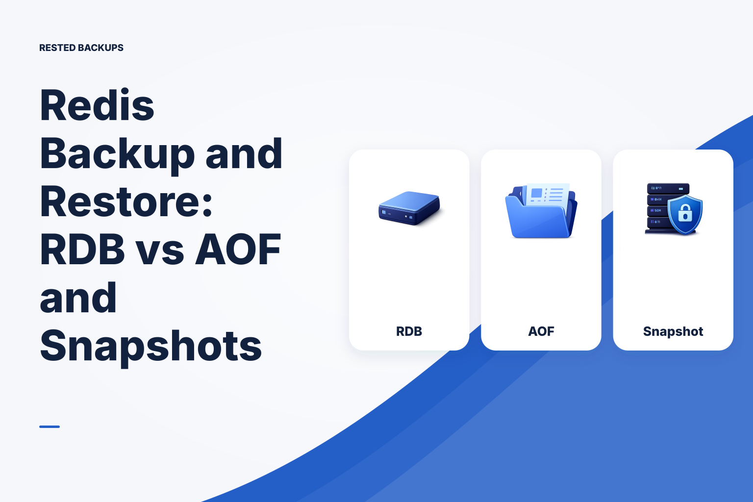 Redis backup and restore: RDB vs AOF and off-site snapshots article thumbnail